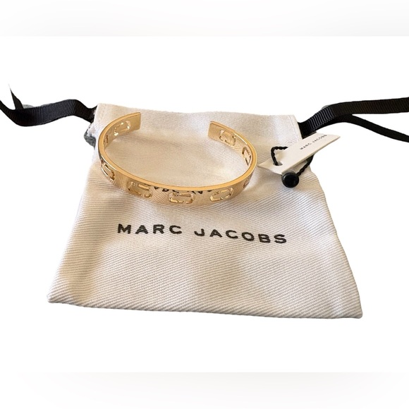 Marc Jacobs Jewelry - Marc Jacobs Icon Gold Plated Cuff Bracelet - One Size New with Tags and dust bag